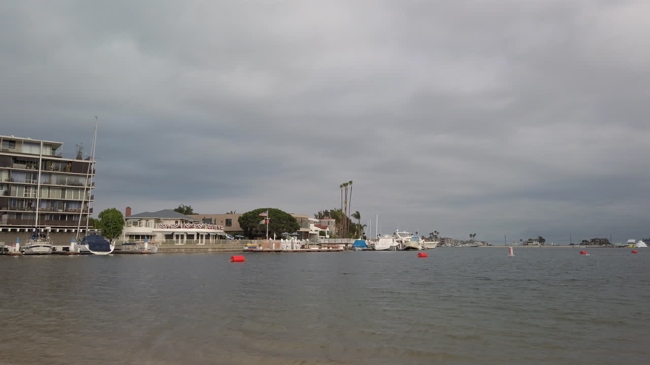 캘리포니아주 롱비치의 작은 입구