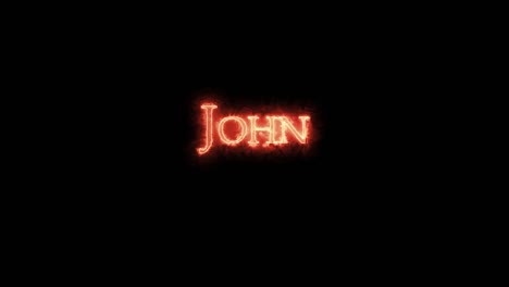 john written with fire. loop