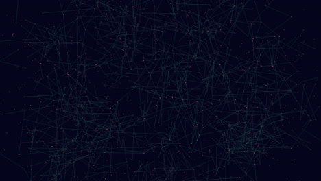 abstract network grid on a black background