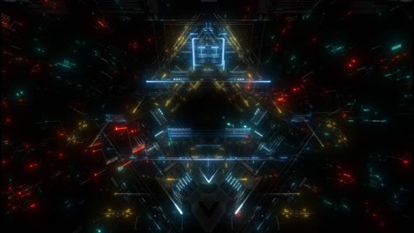animación de fondo de tecnología 4k