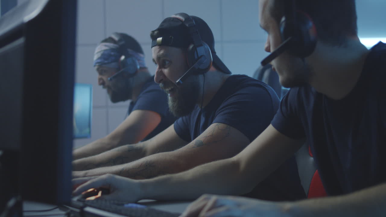 Esports Gamers Competing