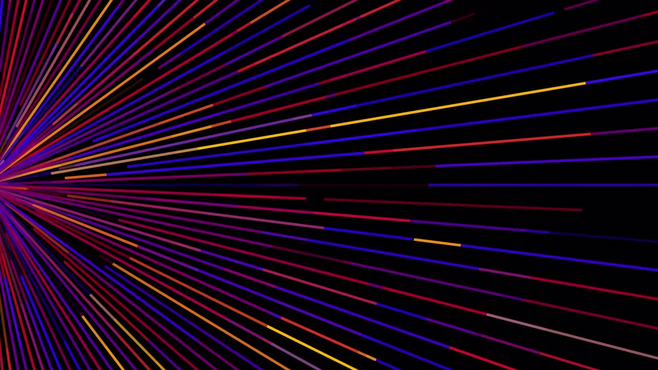 Loop di sfondo verticale con linee astratte di esplosione di luce
