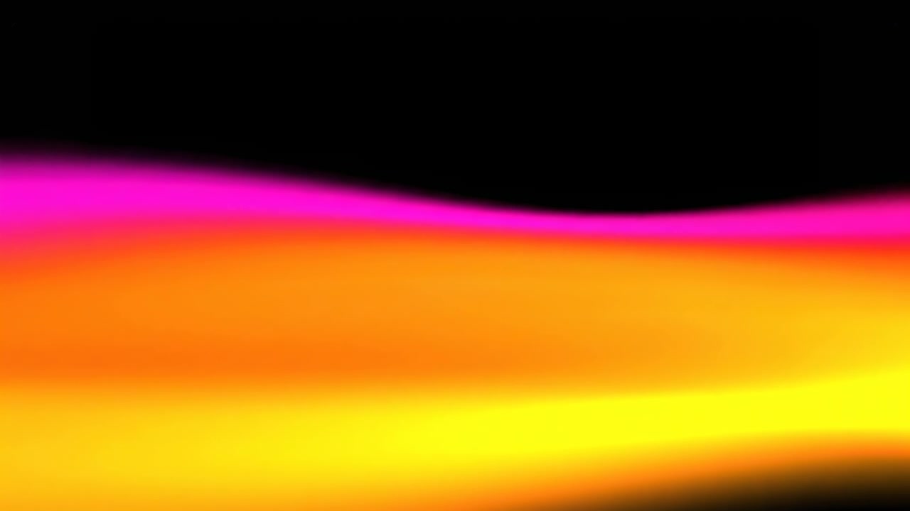 Abstract Background with Wavy Pink and Yellow Light Streaks