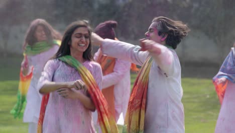 Indian-people-throwing-colors-in-air