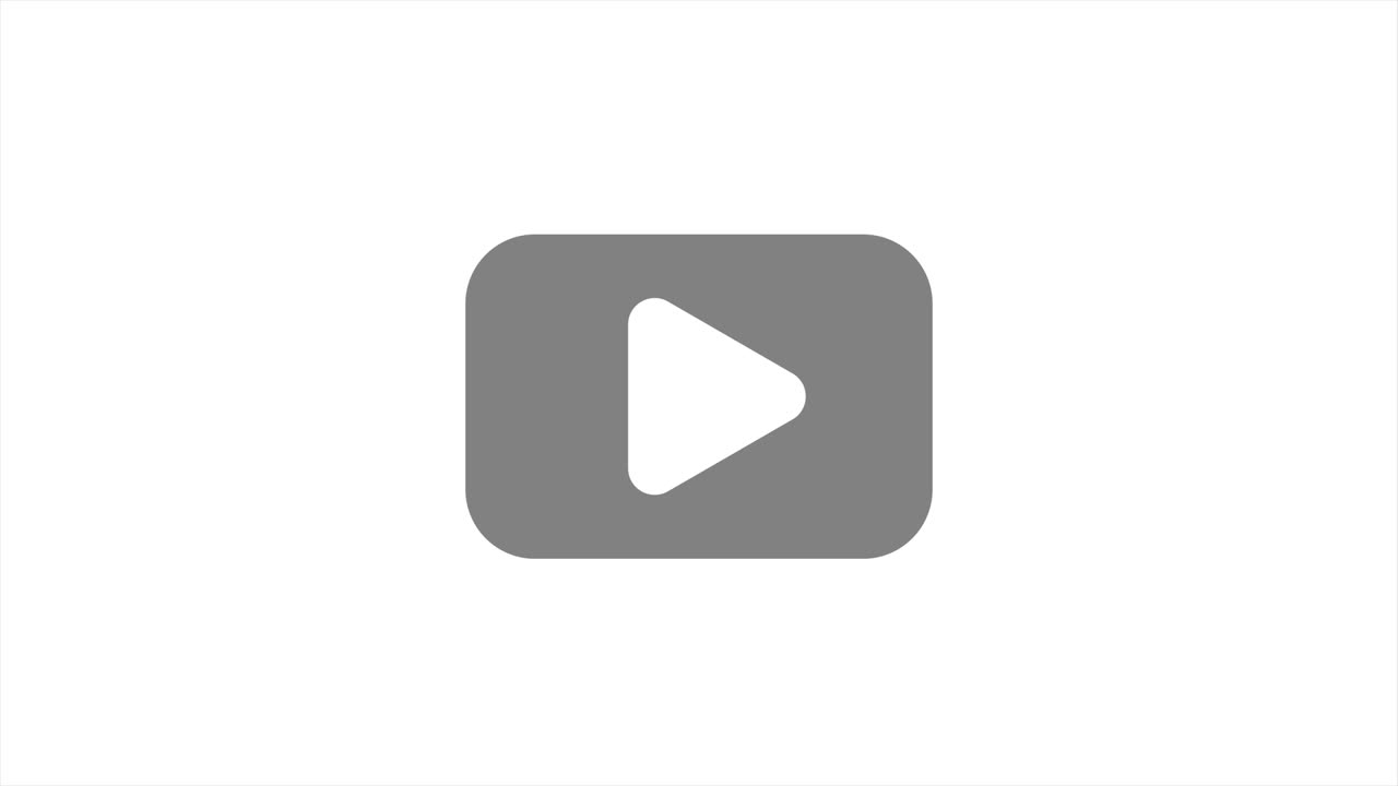 signo de video para reproductor de medios. diseño de icono animado. diseño de plantilla