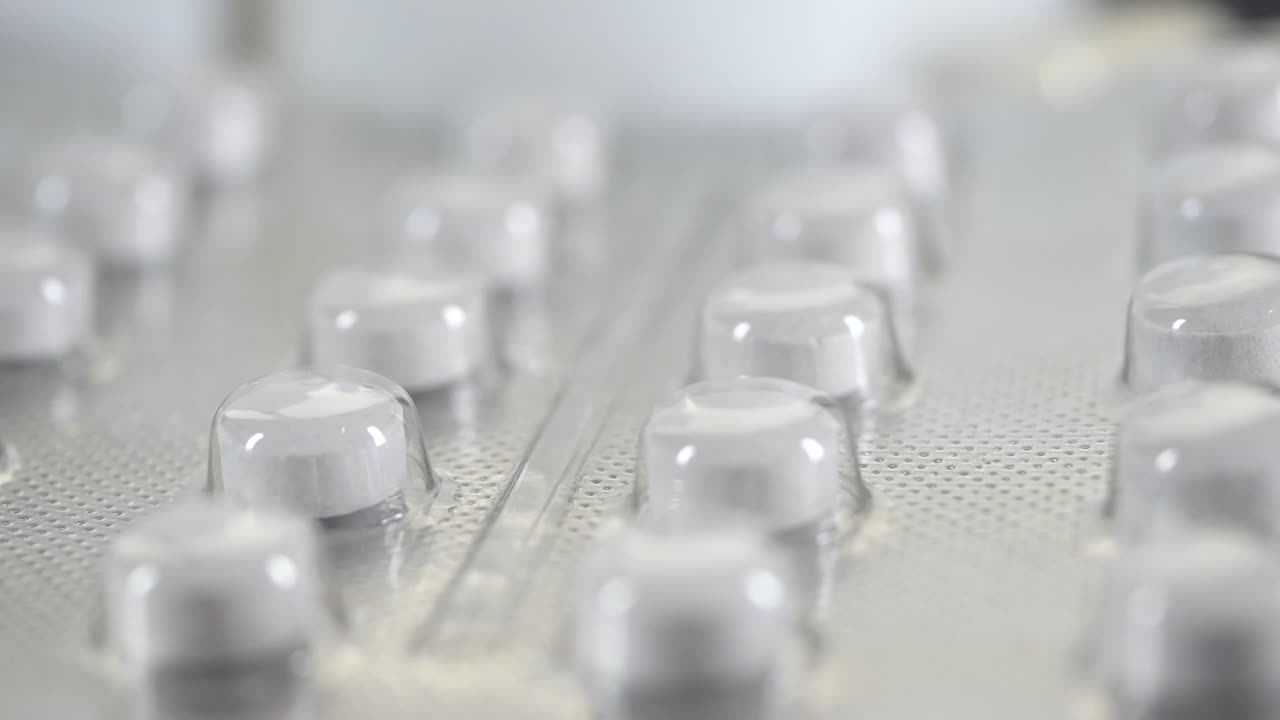 색 약의 블리스터 패키지