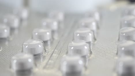 embalaje de pastillas blancas
