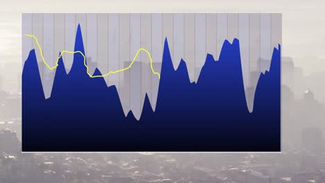 Animation-of-data-processing-over-cityscape