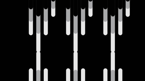 digital animation of white and grey multiple lines moving against black background