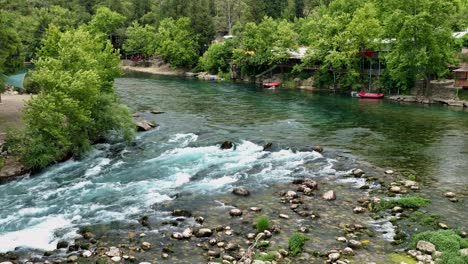 river rapids and turquoise water with activities