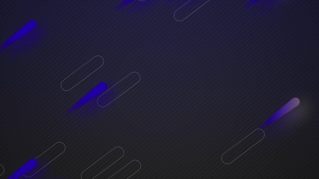 Abstract Motion Graphics Background with Glowing Geometric Shapes