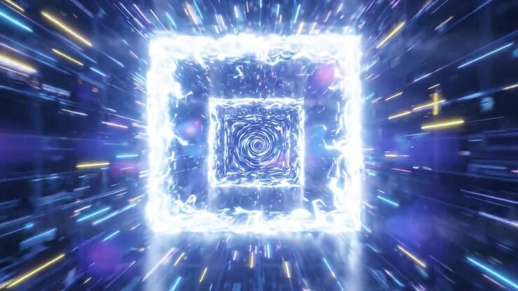 A Stunning Visual Journey Through a Hyper-Colorful Portal of Light and Energy That Transformative Experience of Deep Space Exploration and Infinite Possibilities.