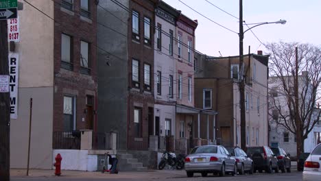 tenements houses in an american city