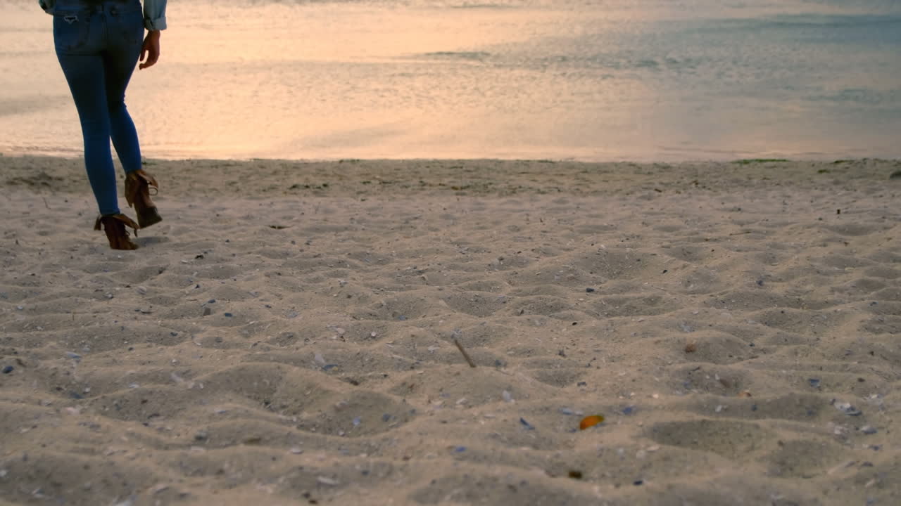 바다에 대한 애니메이션 카우카스 여성 바가에서 바다에 의해