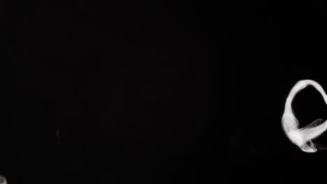 smoke element over black