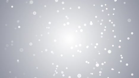 4k 3d clean white abstract sparkling particle dust loop background forwedding event christmas new