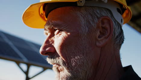 senior engineer at solar panel site