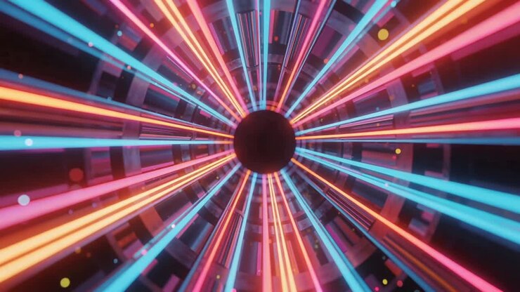 3D Abstract Seamless Animation Background