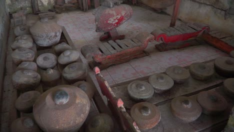 gamelan musical instrument destroyed due to a volcanic eruption disaster