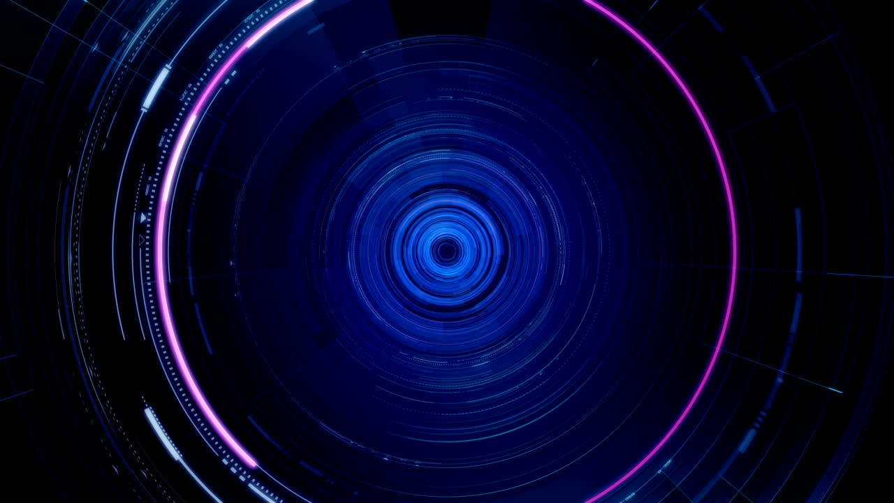 4K Loop Futuristic technological abstract motion graphic background