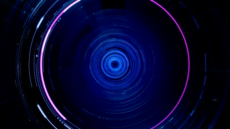 4k bucle tecnológico futurista abstracto fondo gráfico de movimiento