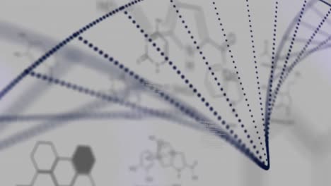 Estructura-Del-ADN-Que-Se-Forma-Contra-Estructuras-Químicas-Sobre-Fondo-Blanco.