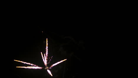 fireworks at the beginning of the new year in black night 8