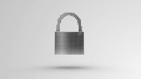 video conceptual de la seguridad de datos de computación en la nube