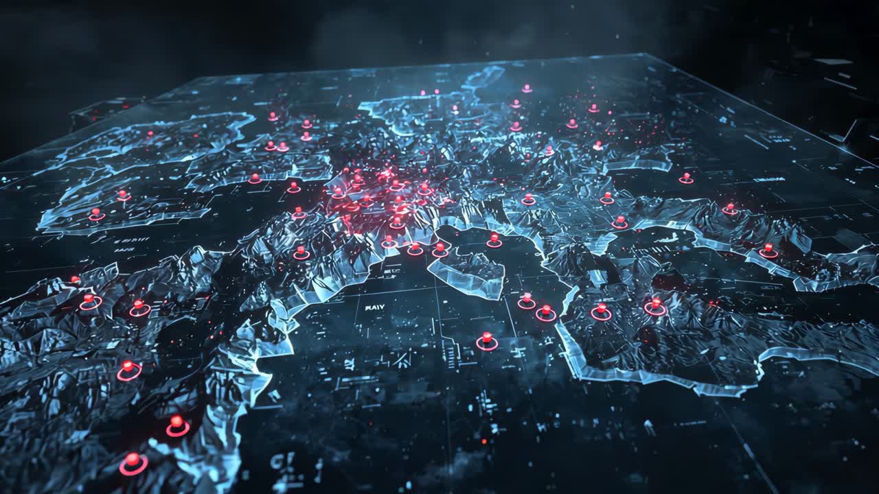 Digital Network Map of Europe