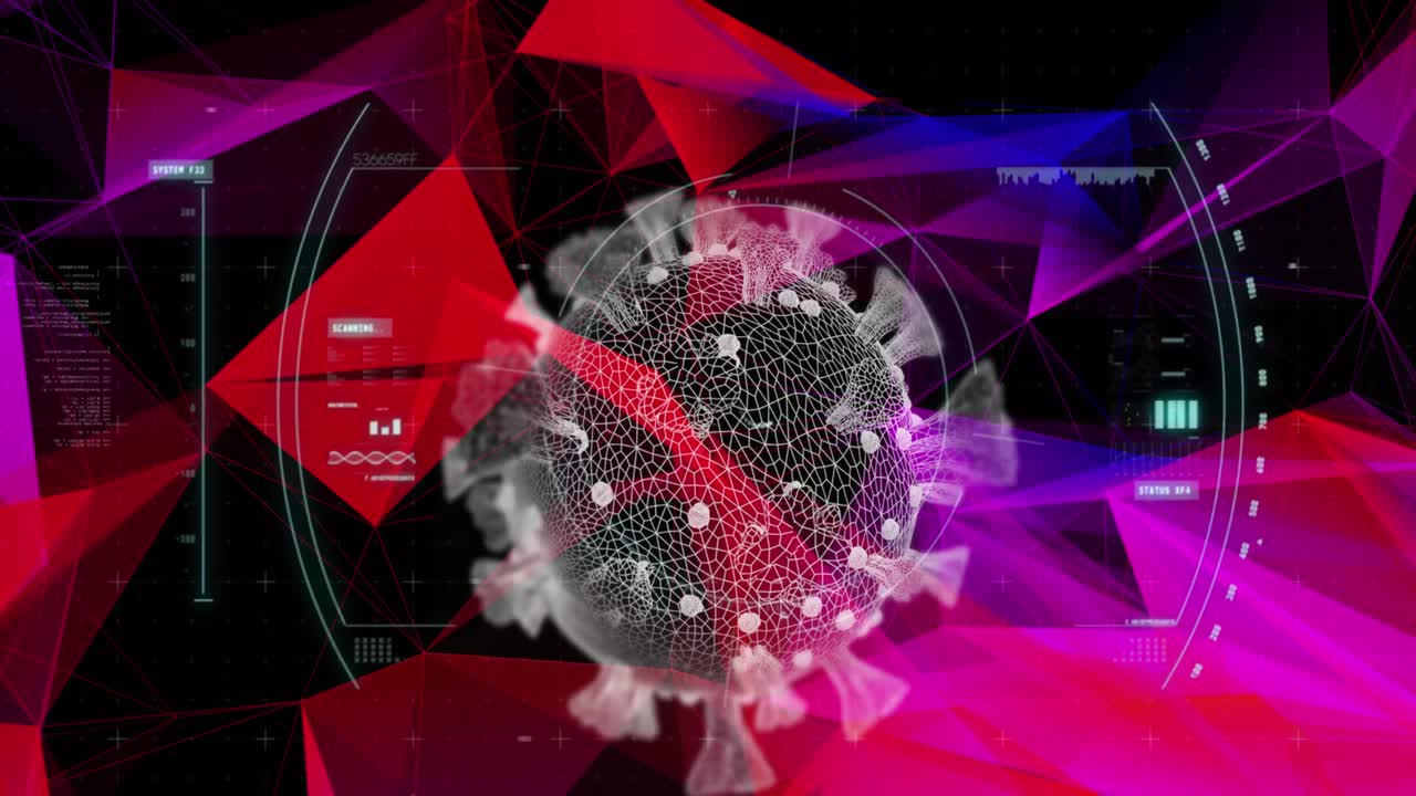 escaneo de alcance de la célula de covid-19 contra la red de plexo
