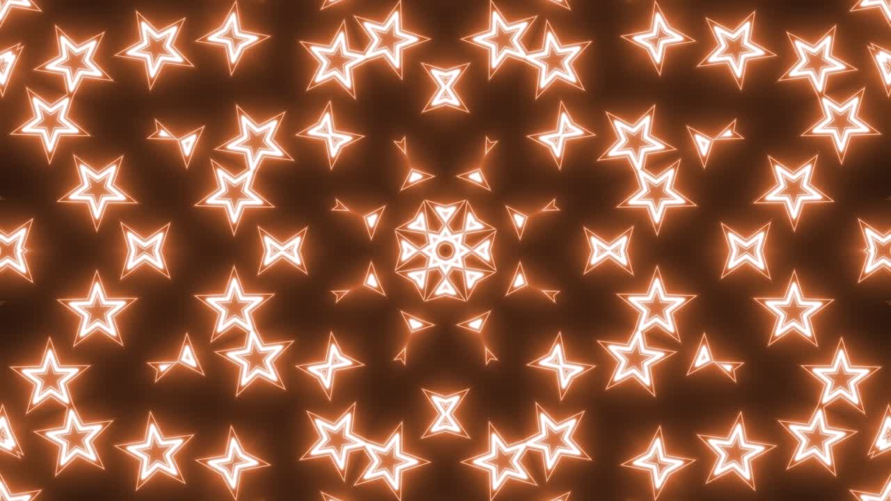 추상적인 반이는 별 패턴