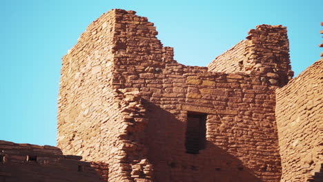 ruined tower of the wukoki pueblo near flagstaff, arizona