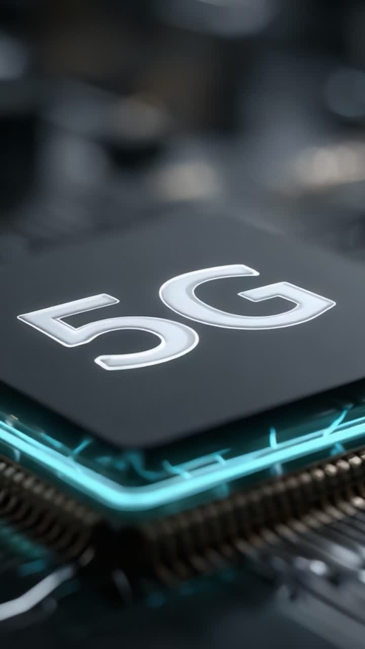 Exploring the Next Generation of Connectivity: A Close-Up on a 5G Chip's Intricate Design and Technology Enhancements for Faster Network Speeds and Efficiencies