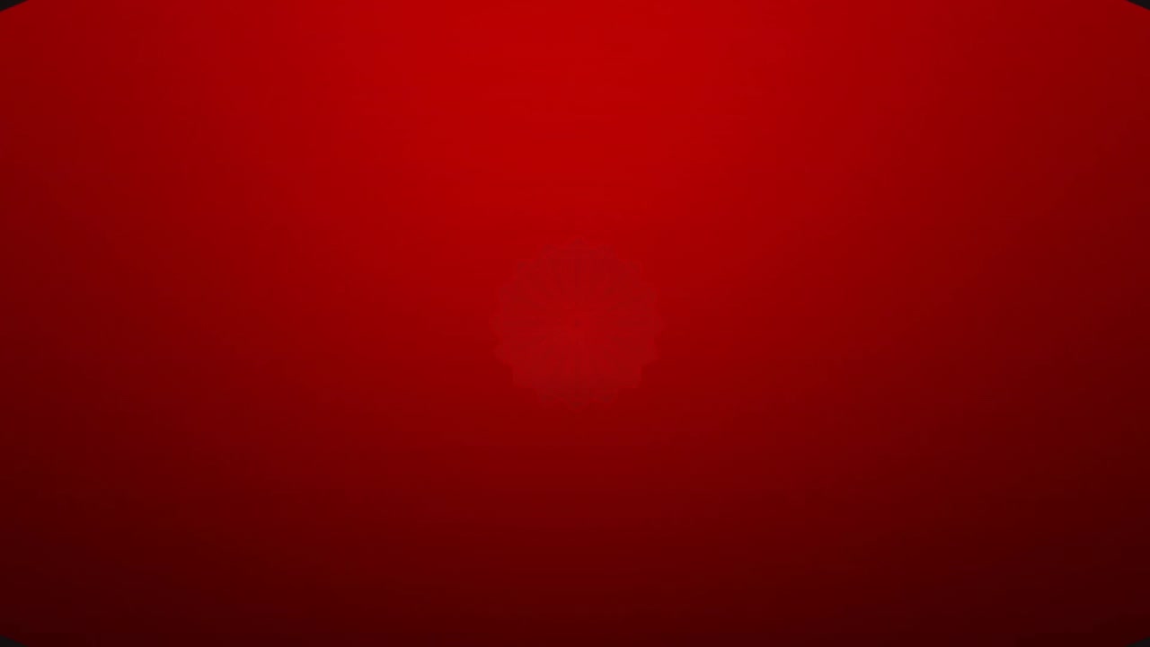 Animazione di forme rosse in movimento su sfondo nero.