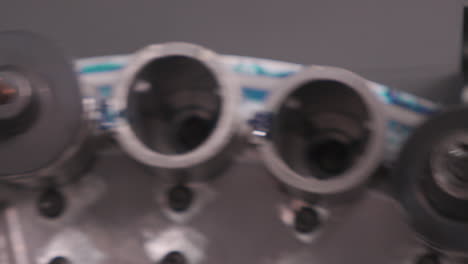 close-up of cnc milling machine tools