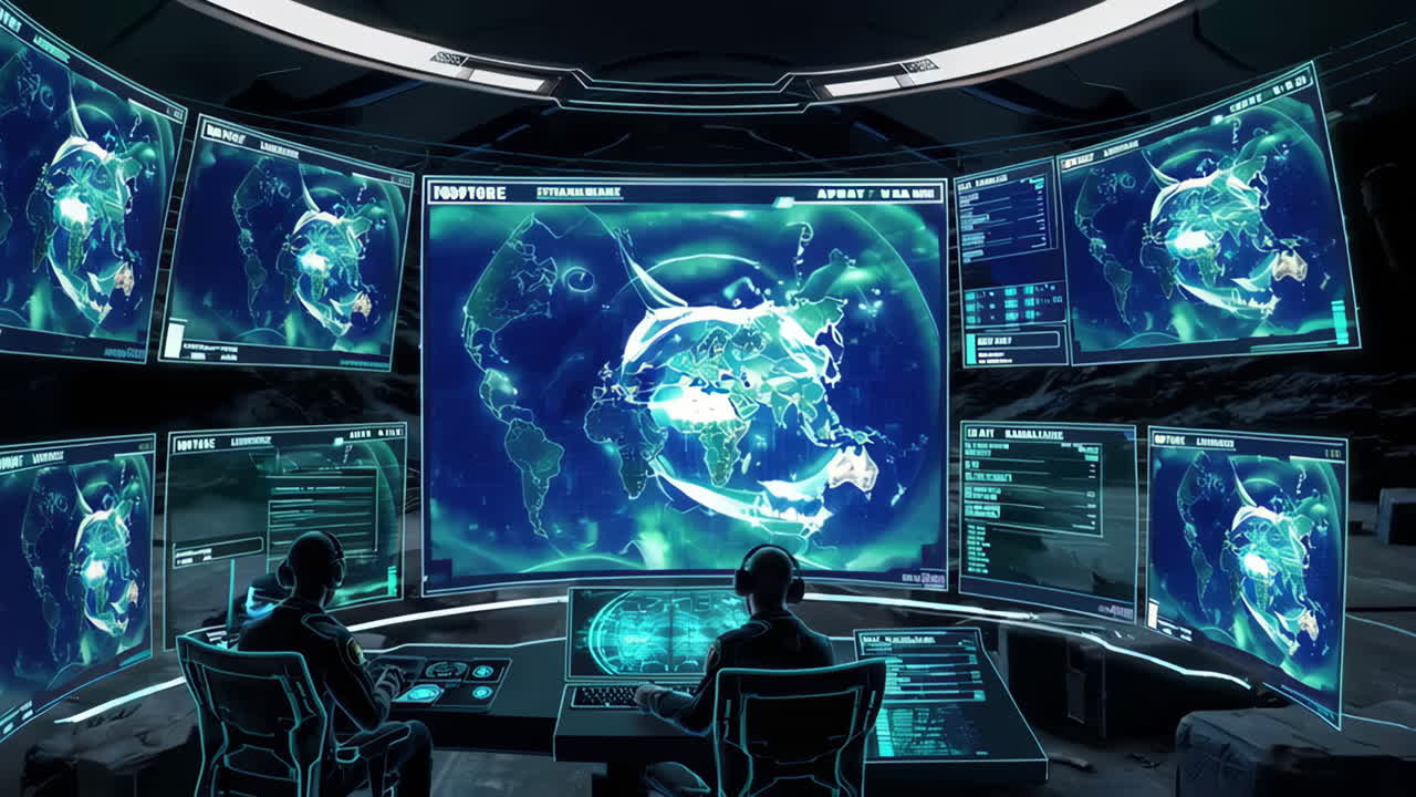 Futuristic Surveillance and Global Command Centers