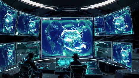 Futuristic Surveillance and Global Command Centers