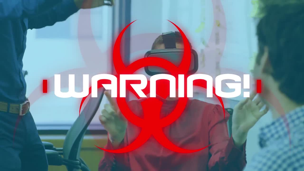 animación de un mensaje de agradecimiento sobre un deportista biracial