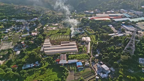 daños por incendio en una granja agrícola en shap pat heung, tai tong, yuen long