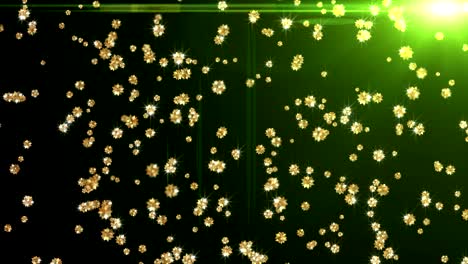 gold loop particle seamless background