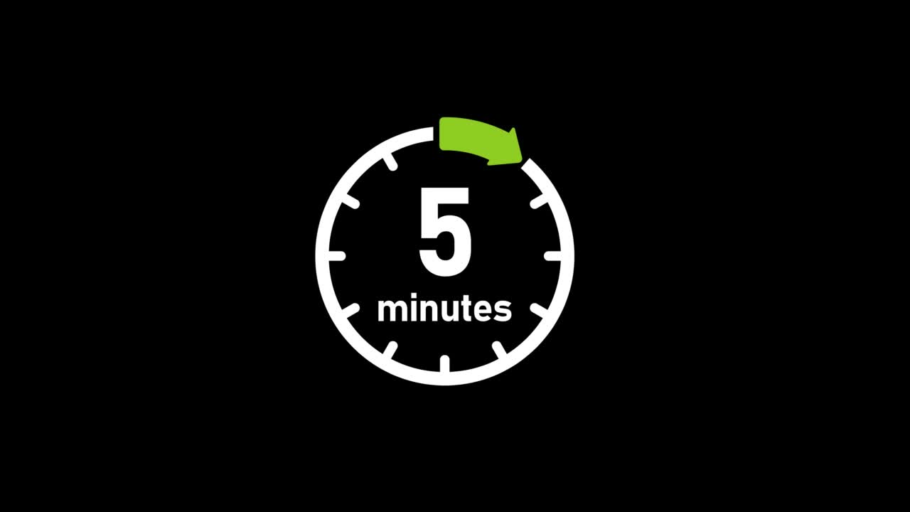 Clock , timer (time passage , waiting time) animation (4K) | 15 minutes