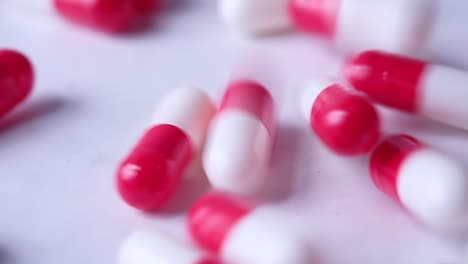 pink and white pills