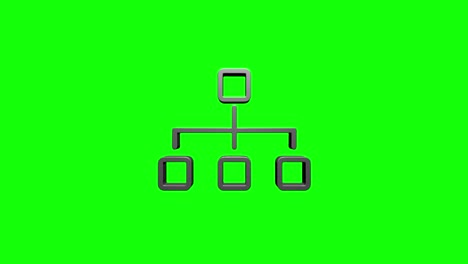 diseño de iconos de redes sociales. esquema de iconos web. gráficos en movimiento.
