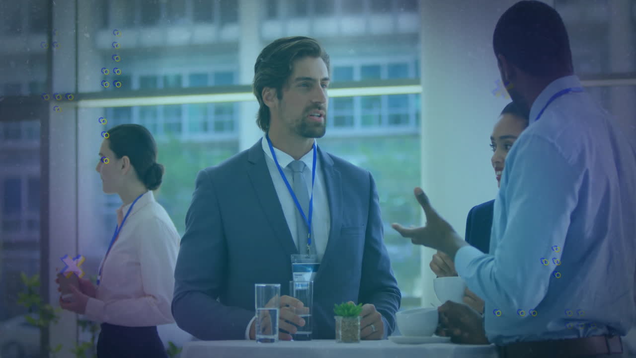 다양한 사업가 네트워크를 통해 마커의 애니메이션