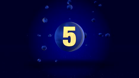 4k shape countdown - stock video