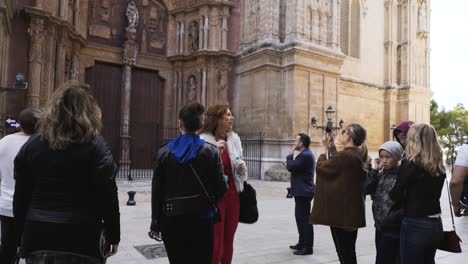 group tour at a spanish cathedral