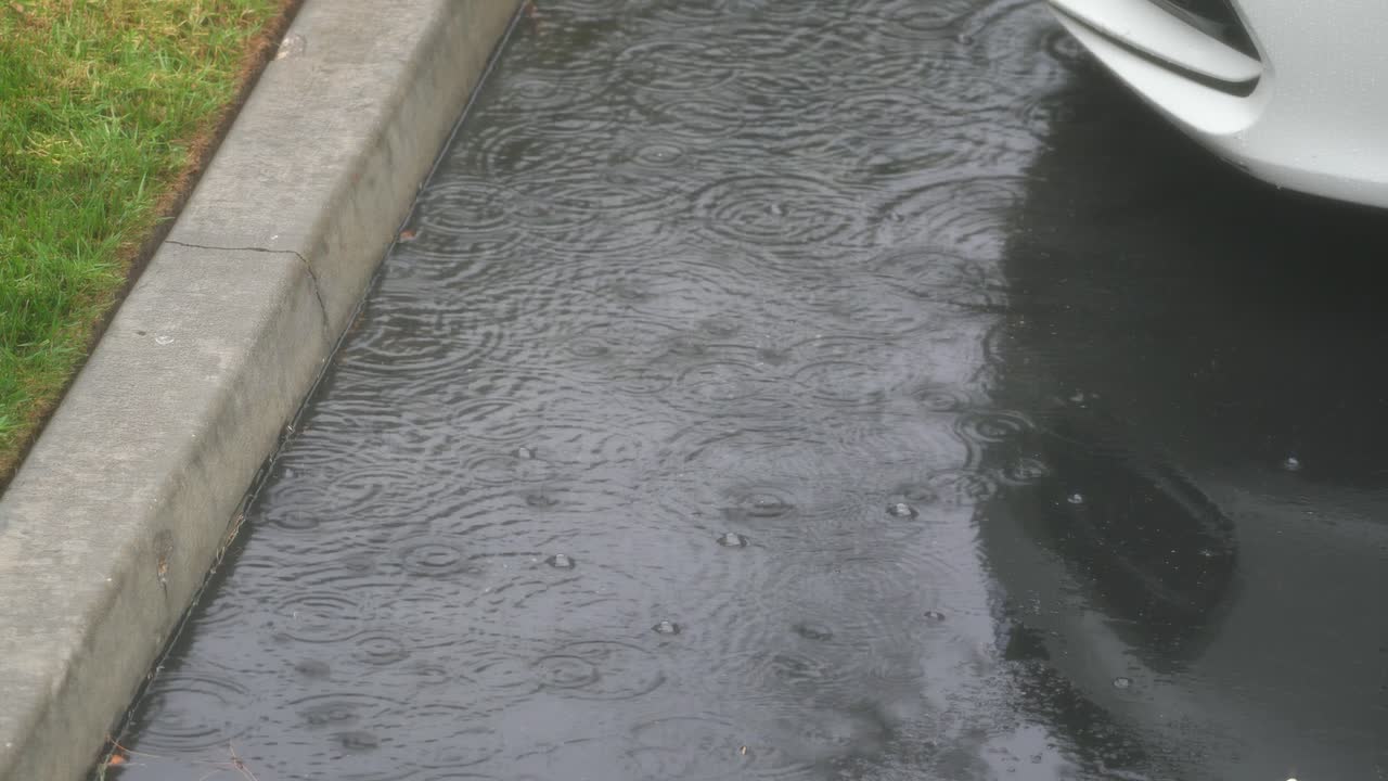 바닥에서 비 웅 ⁇ 이 반지가 형성되고 있습니다.