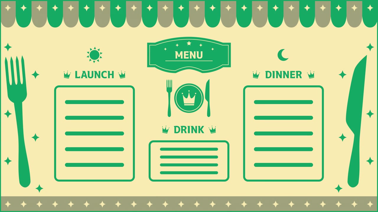 Restaurantmenu design