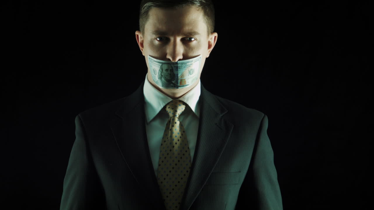 Unrecognizable Person Donating Money (Stock Footage)