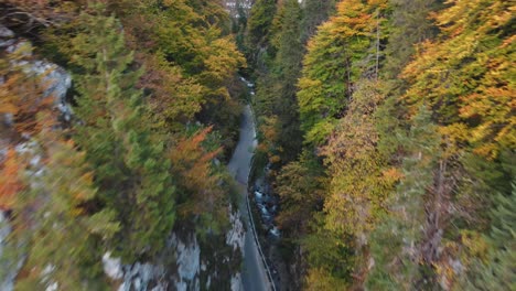 Cheile-Dambovicioarei-is-a-natural-wonder-located-in-Romania,-featuring-spectacular-gorges-and-rock-formations